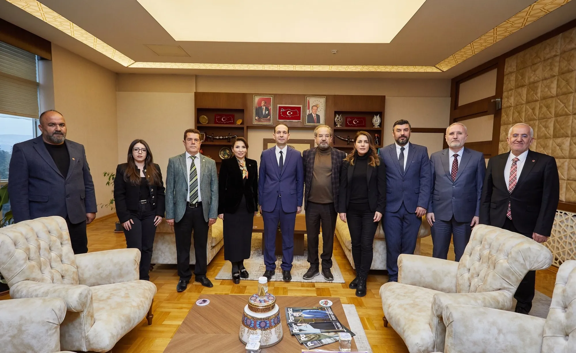 GGC'DEN NİZİP KAYMAKAMI OSMAN UĞURLU'YA ZİYARET