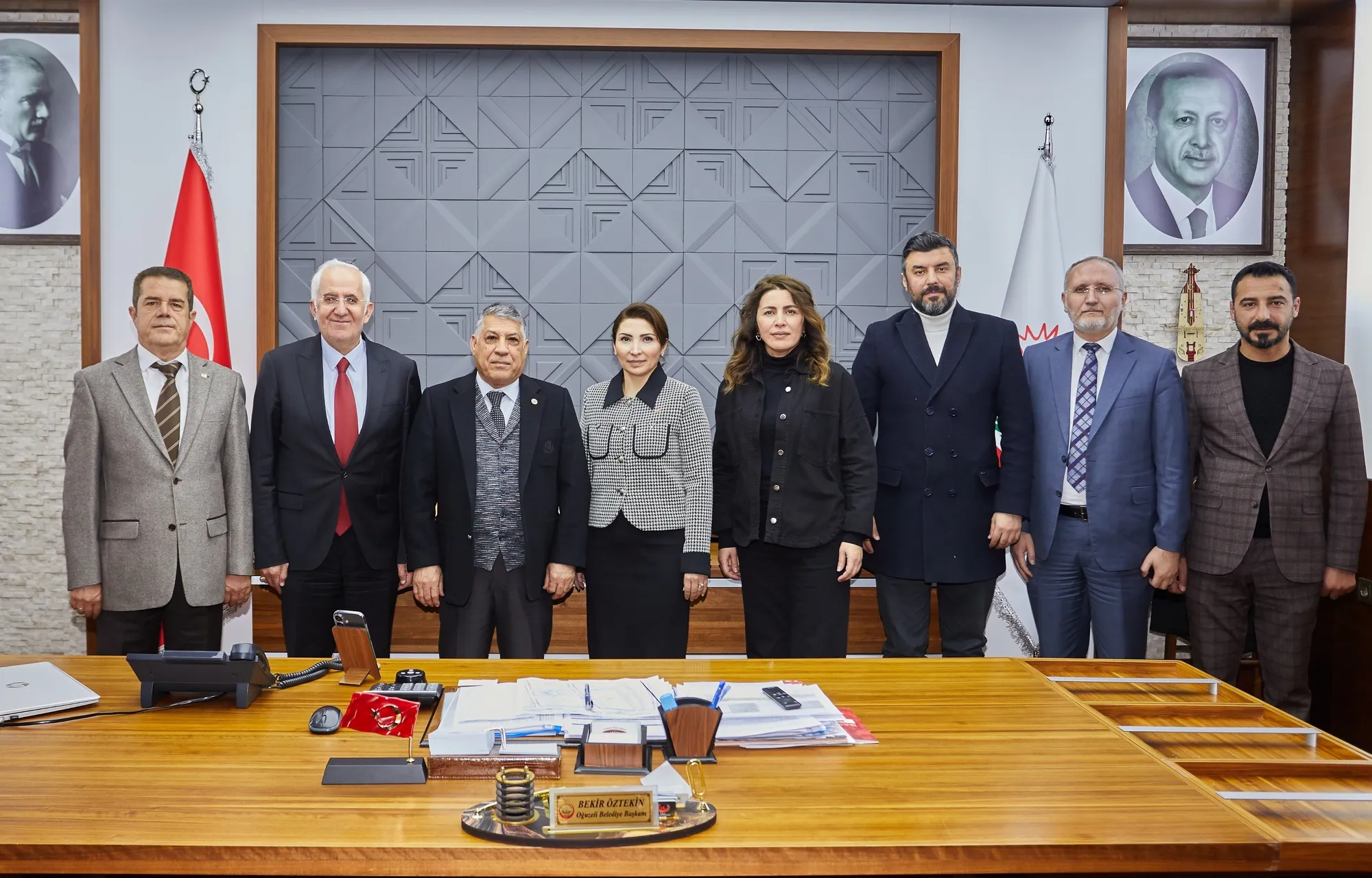 GGC'DEN BAŞKAN ÖZTEKİN'E ZİYARET 