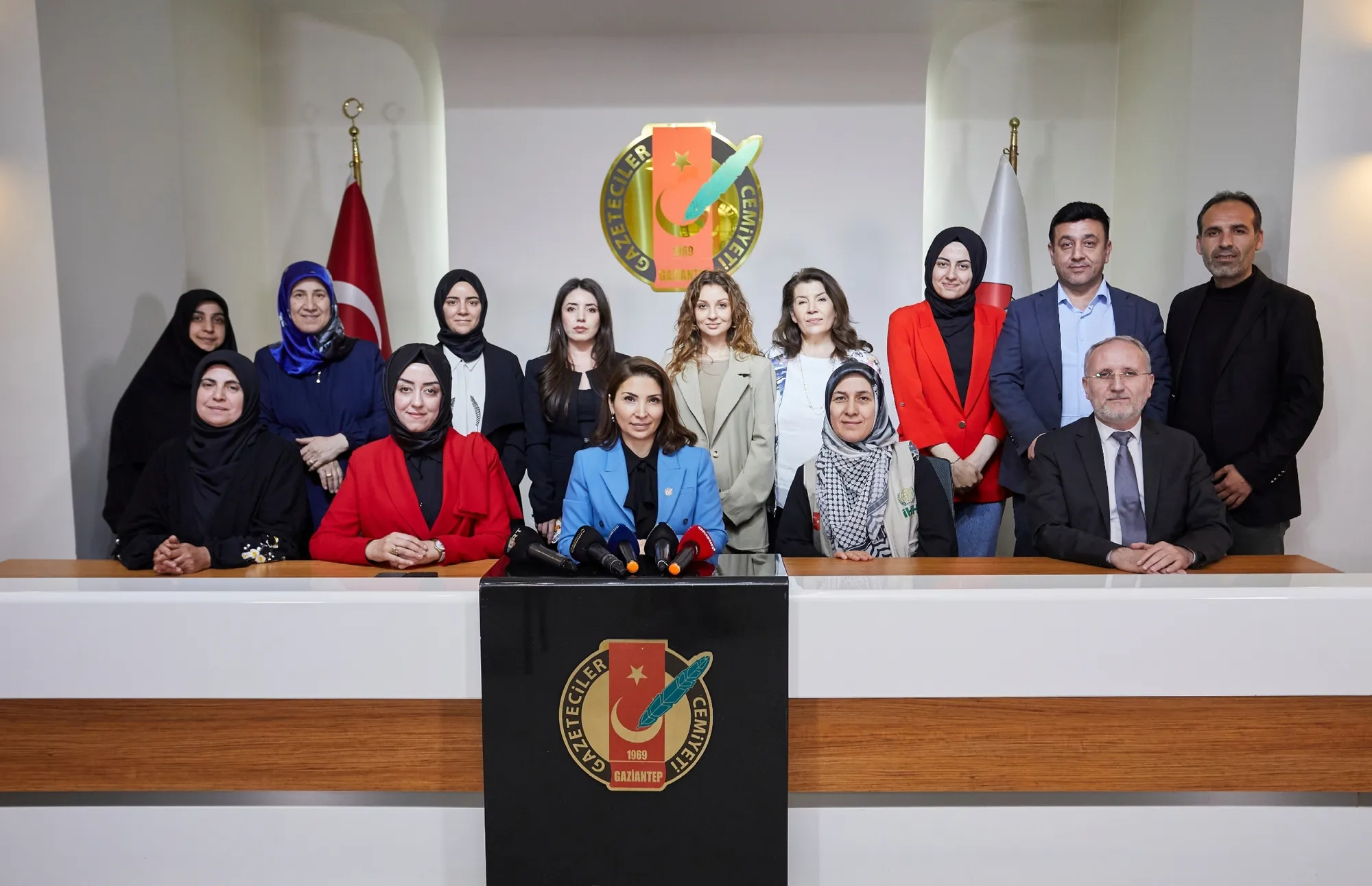 Gaziantep Gazeteciler Cemiyeti, İHH Kadın Kolları'nı Ağırladı.